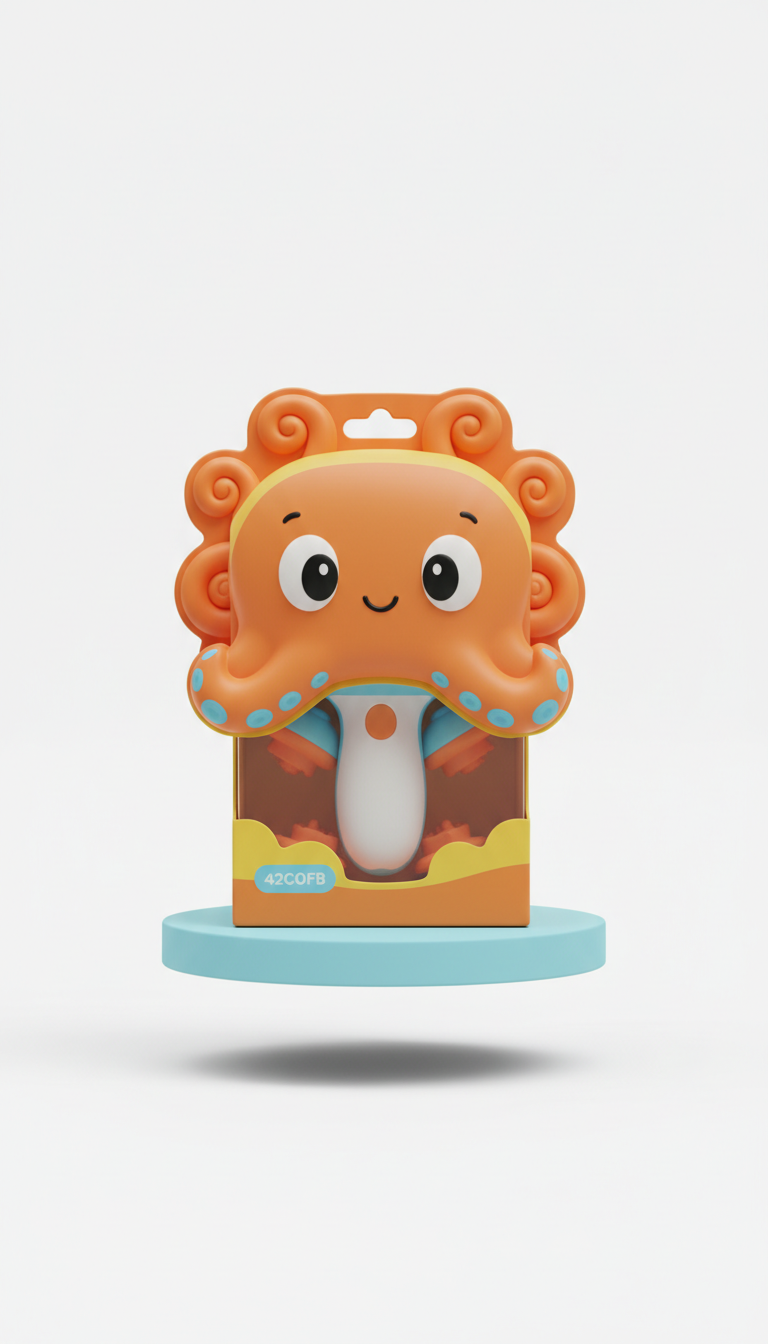 Signature octopus-themed gift packaging