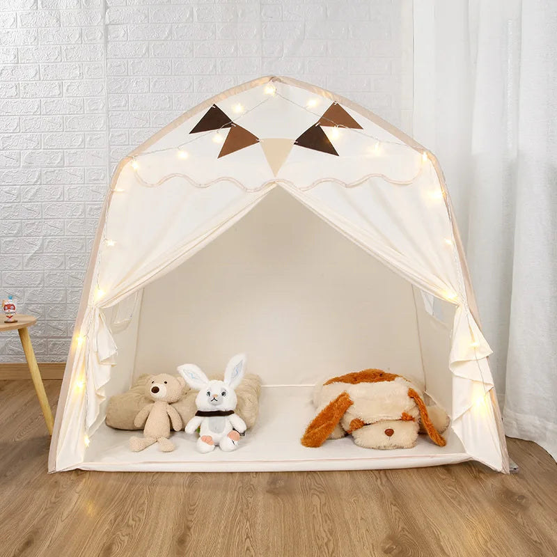 Portable Kids Play Tent Indoor/Outdoor Toddler Castle Playhouse