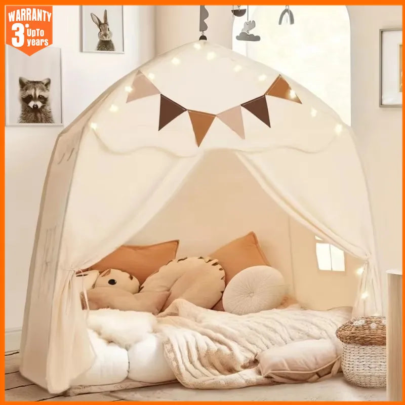 Portable Kids Play Tent Indoor/Outdoor Toddler Castle Playhouse