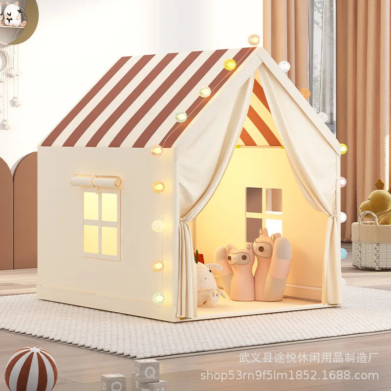 Large Kids Toddler Play Tent Indoor Outdoor - Foldable Pop Up Playhouse