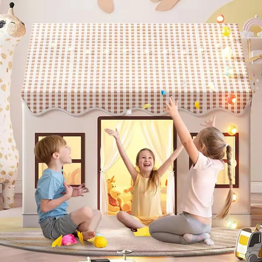 INS Style Kids Play Tent - Indoor Princess Castle & Dream House Toy for Boys & Girls