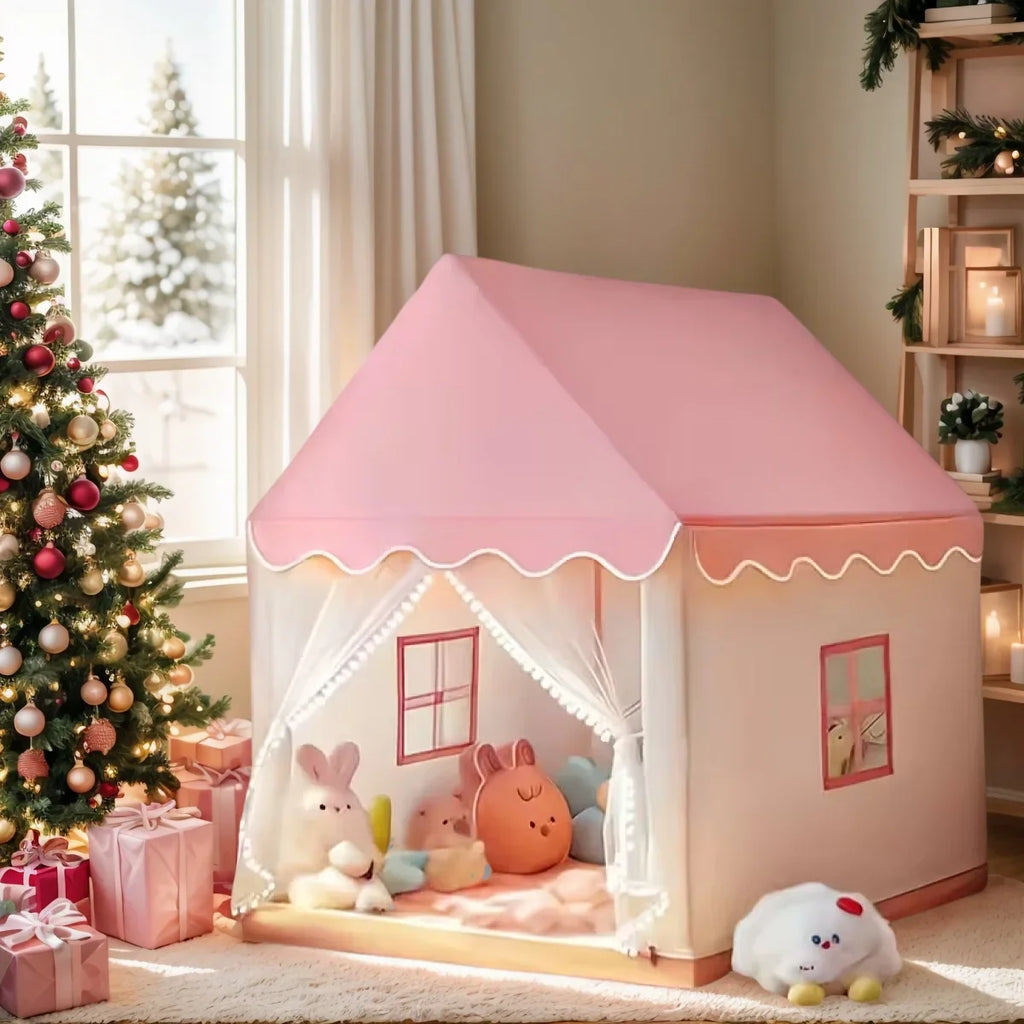 Portable Children Play Tent Fairy Tale Princess Castle Toy House Indoor Outdoor