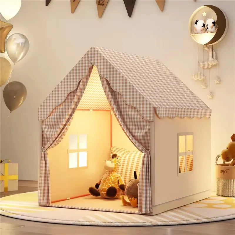 Large Kids Toddler Play Tent Indoor Outdoor - Foldable Pop Up Playhouse