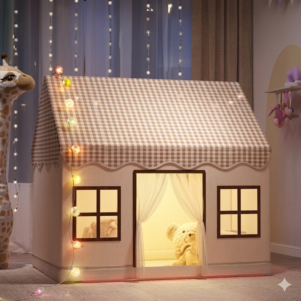 Premium Large Kids Cabin Tent – The Ultimate Indoor Playhouse & Creative Castle